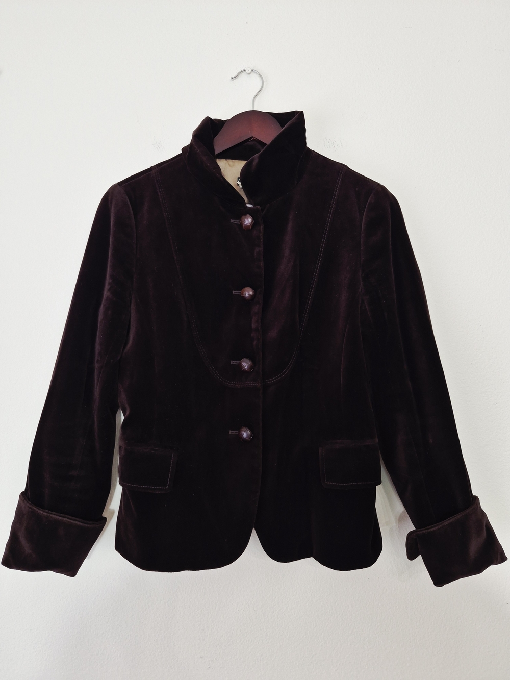J. Crew Vintage 2007 Velvet Bella Blazer 6 8 - Picture 5 of 8